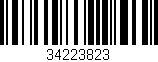 Código de barras (EAN, GTIN, SKU, ISBN): '34223823'