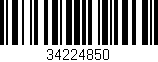 Código de barras (EAN, GTIN, SKU, ISBN): '34224850'