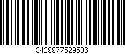 Código de barras (EAN, GTIN, SKU, ISBN): '3429977529586'