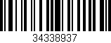 Código de barras (EAN, GTIN, SKU, ISBN): '34338937'