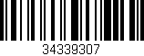 Código de barras (EAN, GTIN, SKU, ISBN): '34339307'