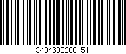 Código de barras (EAN, GTIN, SKU, ISBN): '3434630288151'