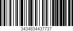 Código de barras (EAN, GTIN, SKU, ISBN): '3434834437737'