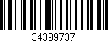 Código de barras (EAN, GTIN, SKU, ISBN): '34399737'