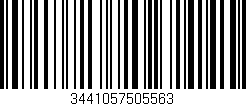 Código de barras (EAN, GTIN, SKU, ISBN): '3441057505563'