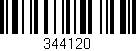 Código de barras (EAN, GTIN, SKU, ISBN): '344120'