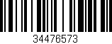 Código de barras (EAN, GTIN, SKU, ISBN): '34476573'