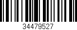 Código de barras (EAN, GTIN, SKU, ISBN): '34479527'