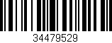 Código de barras (EAN, GTIN, SKU, ISBN): '34479529'