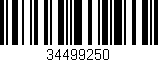Código de barras (EAN, GTIN, SKU, ISBN): '34499250'