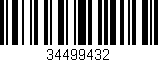 Código de barras (EAN, GTIN, SKU, ISBN): '34499432'