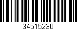 Código de barras (EAN, GTIN, SKU, ISBN): '34515230'