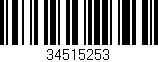 Código de barras (EAN, GTIN, SKU, ISBN): '34515253'