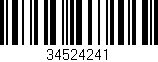 Código de barras (EAN, GTIN, SKU, ISBN): '34524241'