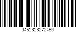 Código de barras (EAN, GTIN, SKU, ISBN): '3452626272458'