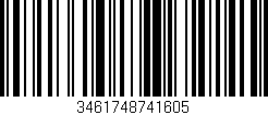 Código de barras (EAN, GTIN, SKU, ISBN): '3461748741605'