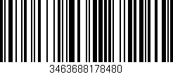 Código de barras (EAN, GTIN, SKU, ISBN): '3463688178480'