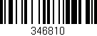 Código de barras (EAN, GTIN, SKU, ISBN): '346810'