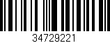 Código de barras (EAN, GTIN, SKU, ISBN): '34729221'