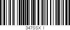 Código de barras (EAN, GTIN, SKU, ISBN): '347SSX/I'