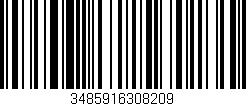 Código de barras (EAN, GTIN, SKU, ISBN): '3485916308209'