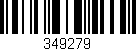 Código de barras (EAN, GTIN, SKU, ISBN): '349279'