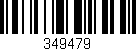 Código de barras (EAN, GTIN, SKU, ISBN): '349479'