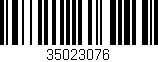 Código de barras (EAN, GTIN, SKU, ISBN): '35023076'