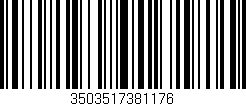 Código de barras (EAN, GTIN, SKU, ISBN): '3503517381176'