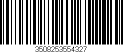 Código de barras (EAN, GTIN, SKU, ISBN): '3508253554327'