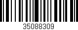 Código de barras (EAN, GTIN, SKU, ISBN): '35088309'