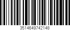 Código de barras (EAN, GTIN, SKU, ISBN): '3514649742148'