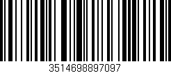 Código de barras (EAN, GTIN, SKU, ISBN): '3514698897097'