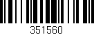 Código de barras (EAN, GTIN, SKU, ISBN): '351560'