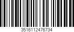 Código de barras (EAN, GTIN, SKU, ISBN): '3516112476734'