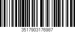 Código de barras (EAN, GTIN, SKU, ISBN): '3517903176987'