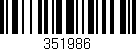 Código de barras (EAN, GTIN, SKU, ISBN): '351986'