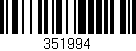 Código de barras (EAN, GTIN, SKU, ISBN): '351994'