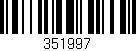 Código de barras (EAN, GTIN, SKU, ISBN): '351997'