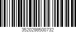 Código de barras (EAN, GTIN, SKU, ISBN): '3520298500732'