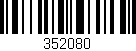 Código de barras (EAN, GTIN, SKU, ISBN): '352080'