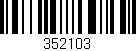 Código de barras (EAN, GTIN, SKU, ISBN): '352103'