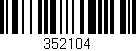 Código de barras (EAN, GTIN, SKU, ISBN): '352104'