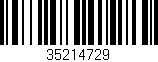 Código de barras (EAN, GTIN, SKU, ISBN): '35214729'