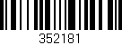 Código de barras (EAN, GTIN, SKU, ISBN): '352181'