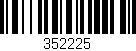 Código de barras (EAN, GTIN, SKU, ISBN): '352225'