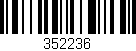 Código de barras (EAN, GTIN, SKU, ISBN): '352236'