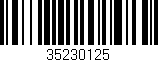 Código de barras (EAN, GTIN, SKU, ISBN): '35230125'