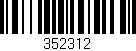 Código de barras (EAN, GTIN, SKU, ISBN): '352312'
