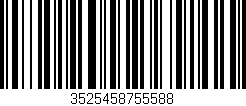 Código de barras (EAN, GTIN, SKU, ISBN): '3525458755588'